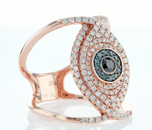 טען תמונה למציג הגלריה, טבעת זהב עין שאנל